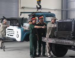 Danh mục nhóm nghề sửa chữa ô tô quân sự